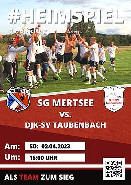 Banner SG Mertsee - DJK SV Taubenbach