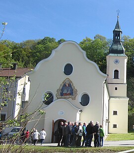 Banner Männerwallfahrt Halbmeile