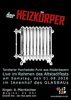 Banner KONZERT zum Altstadtfest - "DER HEIZKÖRPER" *Eintritt frei*