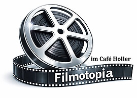 Banner Filmotopia im Café Holler