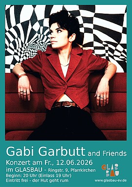 Banner KONZERTABEND - Gabi Garbutt and friends - im Glasbau *Eintritt frei*